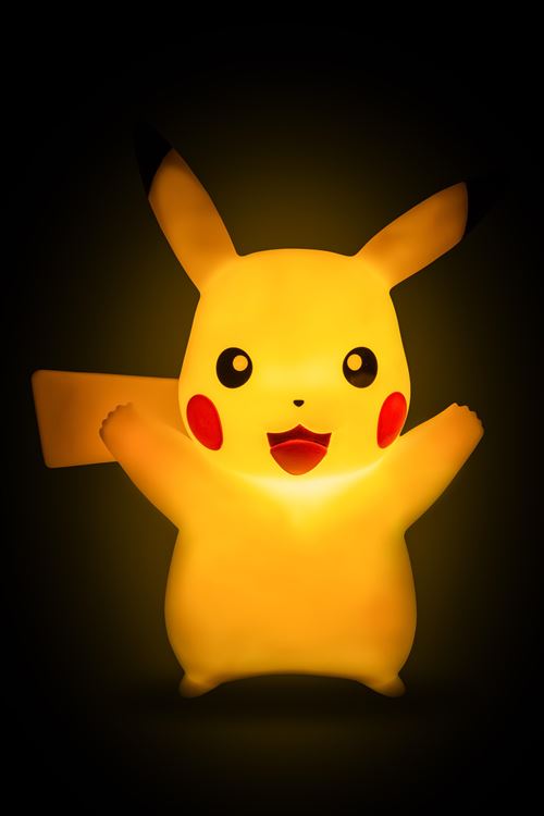 Lampe Pokémon 3D : Pikachu Joyeux