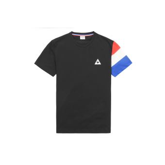 T shirt Le coq sportif Tricolore Noir Taille XL Hauts T shirts et debardeurs de sport Equipements de sport fnac