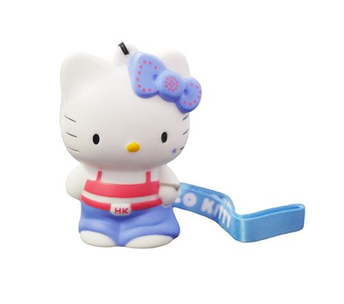 Figurine lumineuse avec dragonne Teknofun Hello Kitty Hip Hop 8 cm - Teknofun