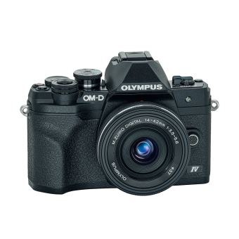 Appareil photo hybride Olympus OM-D E-M10 Mark IV noir + ED 14
