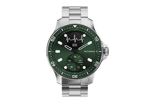 Withings Scanwatch Horizon Smartwatch 44 mm Groene kast