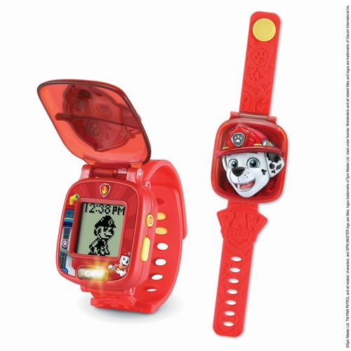 Vtech Montre-Jeu Interactive Pat Patrouille Marcus - Rouge - Pour Enfant à partir de 3 ans