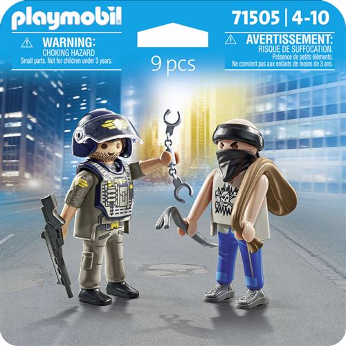 Playmobil 71505 Policier et bandit - Playmobil
