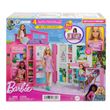 Maison De Vacances Barbie - 4 Zones Jeu Dont Cuisine & Salle Bain | 11 Accessoires | Coffret HRJ76