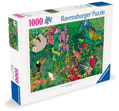 Puzzle 1000 Pièces Ravensburger Forêt Tropicale Magique