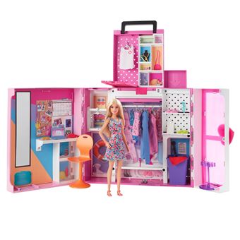 Poupée Barbie et son méga dressing