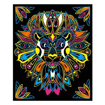 Kit créatif Janod coloriages et feutres fluo animaux