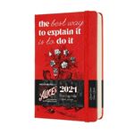Agenda 2021 journalier Moleskine Rigide petit format rigide Alice au pays des merveilles Cartes