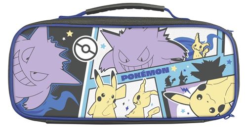 Pochette Cargo Compact Hori Pikachu Mimiqui Ectoplasma pour Nintendo Switch