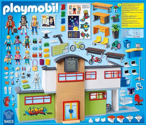 École playmobil 9453