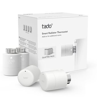 Pack Quattro Tado Tête Thermostatique Intelligente Blanc