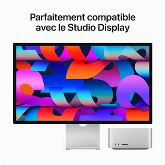 Mac Studio 1To SSD  Puce M2 Ultra CPU 24 coeurs GPU 60 coeurs Nouveau