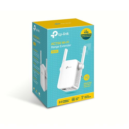 TP-LINK AC1200 Blanc Répéteur WiFi Mesh - Répéteur WiFi