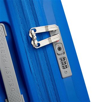 DELSEY PARIS - CLAVEL - Valise cabine rigide 55 cm x 40 cm x 20 cm - 35 L - S - Bleu electrique