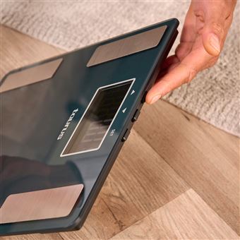Pèse-personne impédancemètre Taurus Inception Perfect 10 utilisateurs Noir Gris