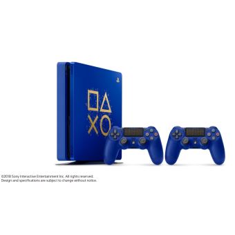 Console Sony PS4 500 Go Edition Limitée Days of Play + 2ième Manette Dual Shock 4