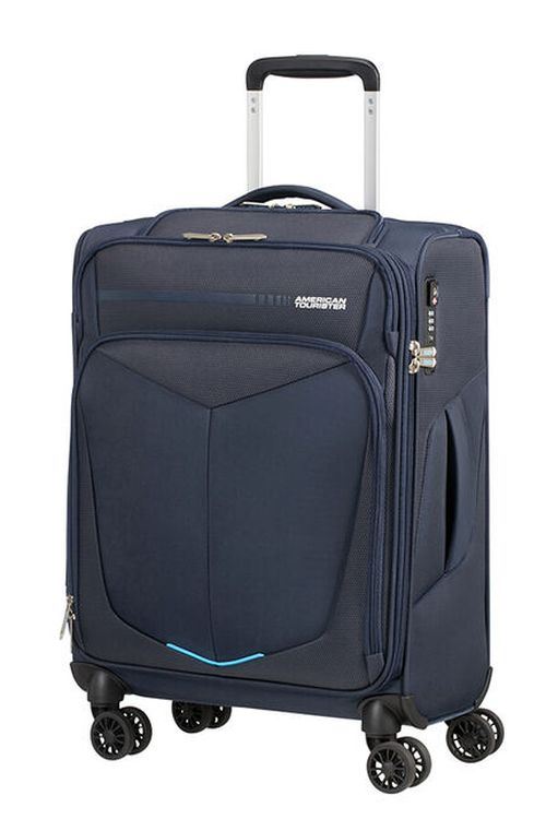 Valise American Tourister Summerfunk Bizz Smart 4 roues 55 cm Bleu