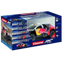 Voiture radio commandée Carrera Peugeot 08 DKR 16 Red Bull