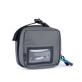 F-Stop Accessory Pouch Small Gargoyle (Grey) Black Zipper