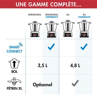 Magimix Cook Expert - Robot cuiseur - 3.5 litres - 900 Watt - Chrome mat - avec balance de cuisine