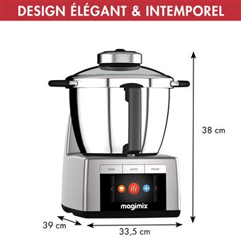 Magimix Cook Expert - Robot cuiseur - 3.5 litres - 900 Watt - Chrome mat - avec balance de cuisine