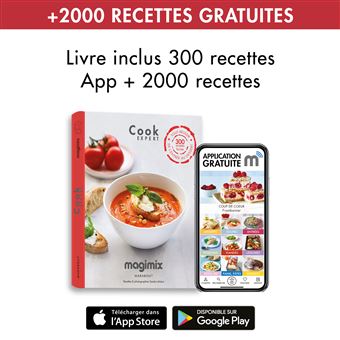 Magimix Cook Expert - Robot cuiseur - 3.5 litres - 900 Watt - Chrome mat - avec balance de cuisine
