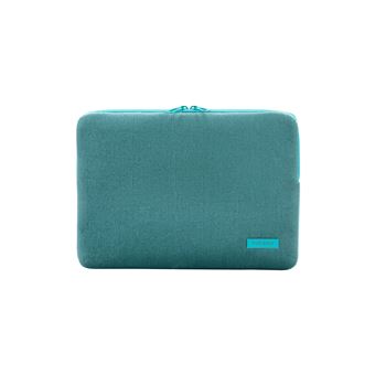 Housse Tucano Velluto BFVELMB16-P pour MacBook Pro 16"/MacBook Pro 15" et PC portable 15.6" Bleu turquoise