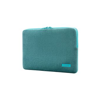 Housse Tucano Velluto BFVELMB16-P pour MacBook Pro 16"/MacBook Pro 15" et PC portable 15.6" Bleu turquoise