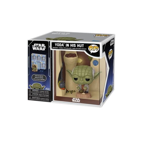 Star Wars Figurine POP! Book Nook Yoda dans sa Hutte 9 cm - vue 2