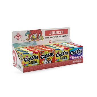 Display de 16 jeux Cartamundi Ducale Color Addict