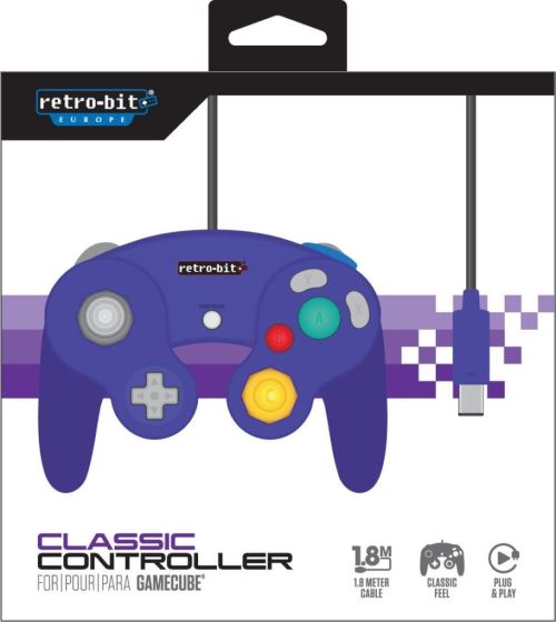 GameCube Controller Classic Retro-bit Violet