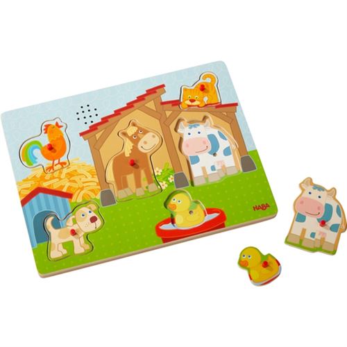 Puzzle musical Haba A la ferme