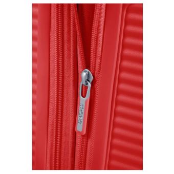 Valise cabine extensible American Tourister Soundbox 55 cm Taille S 4 roues Rouge