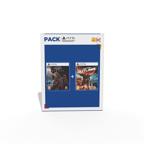 Pack Fnac Star Wars Outlaws + Assassin's Creed Mirage