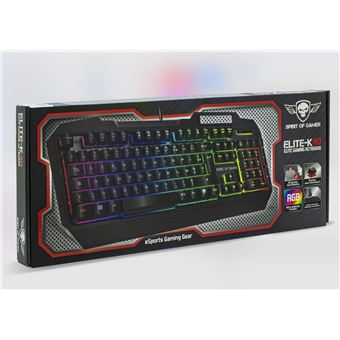 Clavier Gaming filaire Spirit Of Gamer Elite-K40 Noir