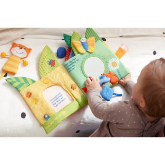 Livre en tissu Haba Maisonnette dans la forêt