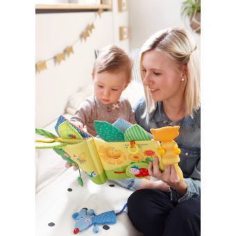 Livre en tissu Haba Maisonnette dans la forêt