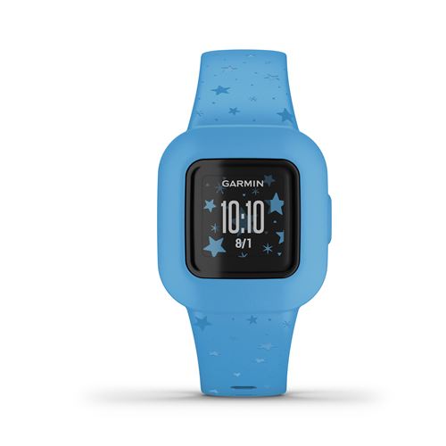 Montre connectée Garmin® Vivofit® Jr. 3 Bluetooth Bleu avec bracelet silicone Bleu