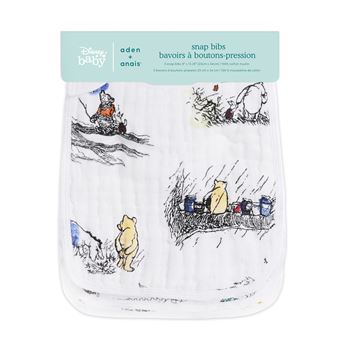 Lot de 3 bavoirs Disney Winnie the Pooh