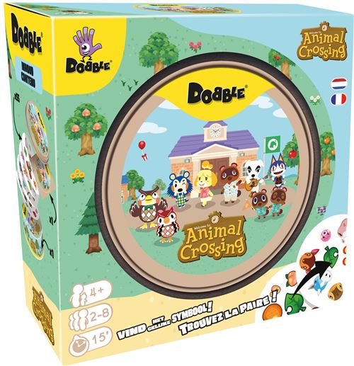 Jeu D'ambiance Asmodee Dobble Animal Crossing – Jeu D'observation Et Réflexes
