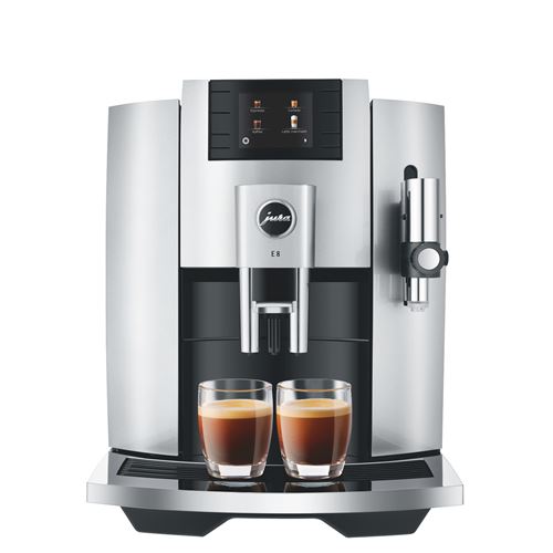 Jura E8 - Automatisch koffiezetapparaat met cappuccinatore - 15 bar - maanlicht-zilver