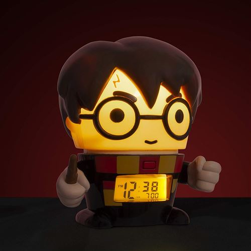 Harry potter - reveil lumineux hermione 14 cm, musiques, sons & images
