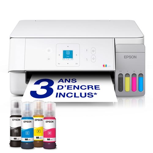 Imprimante multifonctions Epson EcoTank ET-2926 Blanc