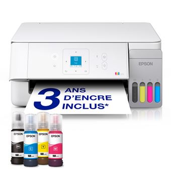 Epson EcoTank ET-2926 - Multifunctionele printer - kleur - inktjet - ITS - Legal (216 x 356 mm) (origineel) - A4/Legal (doorsnede) - maximaal 11 ppm (printend) - 100 vellen - Wi-Fi(n), USB - wit - 1