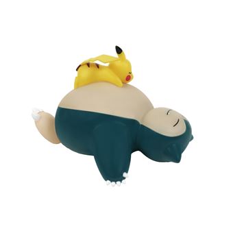 Figurine Teknofun Pokémon Snorlax et Pikachu 3D lampe LED