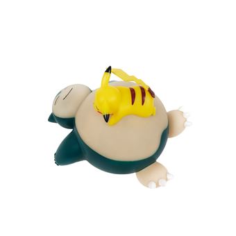 Figurine Teknofun Pokémon Snorlax et Pikachu 3D lampe LED