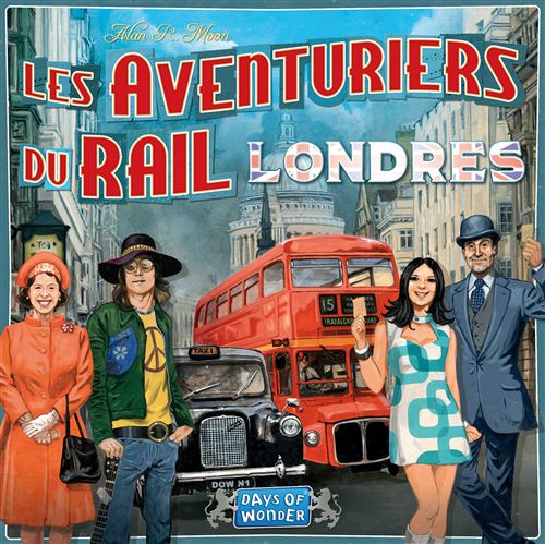 Jeu de stratégie Asmodee Les Aventuriers du Rail Londres - Asmodee