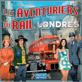 Jeu de stratégie Asmodee Les Aventuriers du Rail Londres