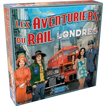 Jeu de stratégie Asmodee Les Aventuriers du Rail Londres