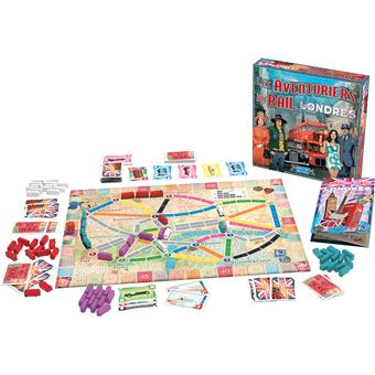 Jeu de stratégie Asmodee Les Aventuriers du Rail Londres